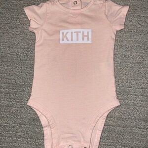 Kith Kids Soft Pink Bodysuit